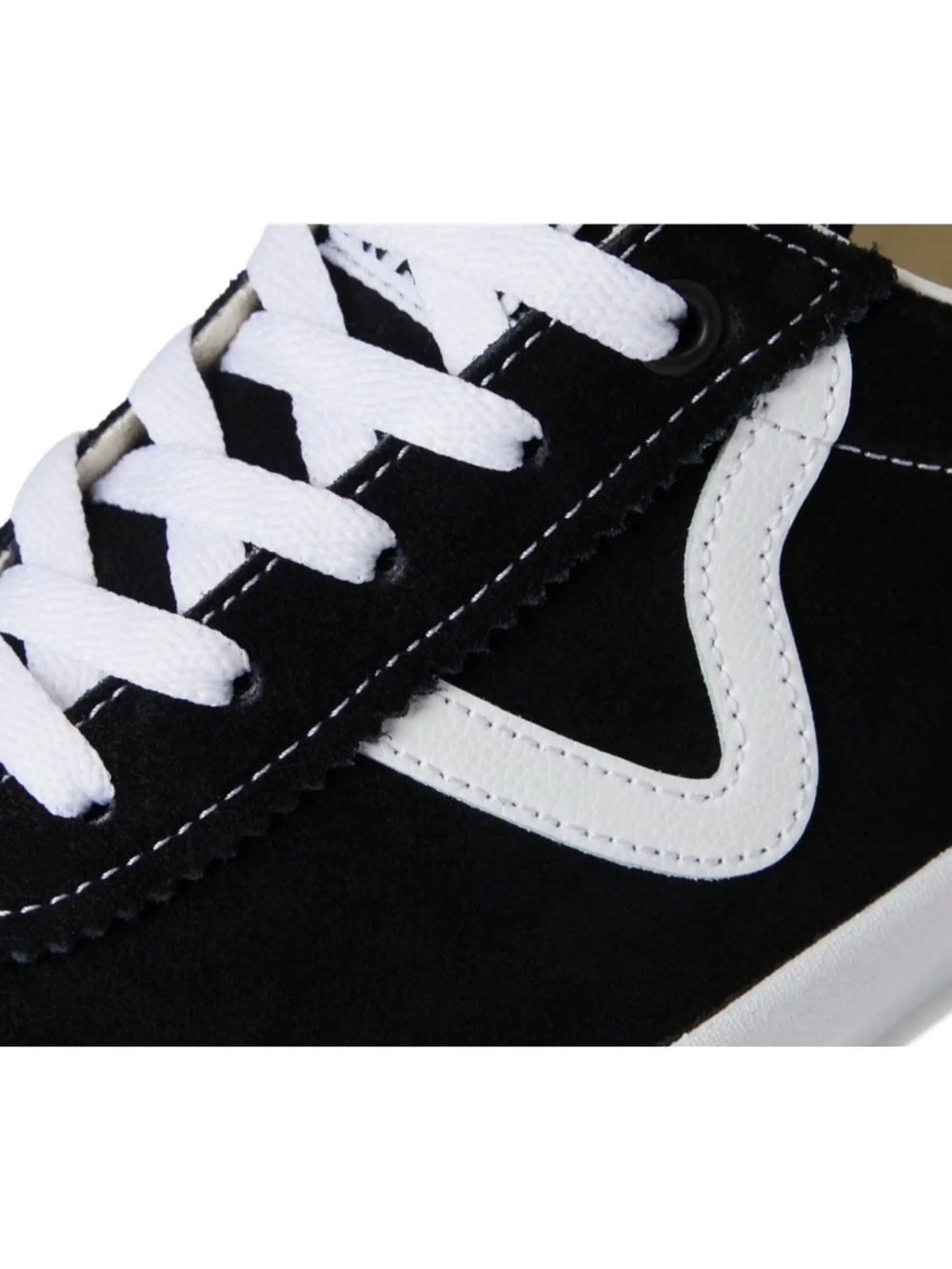 NWT Vans Sport Low Premium Suede Black And White Sneakers M 11 / M 13 - Picture 4 of 7